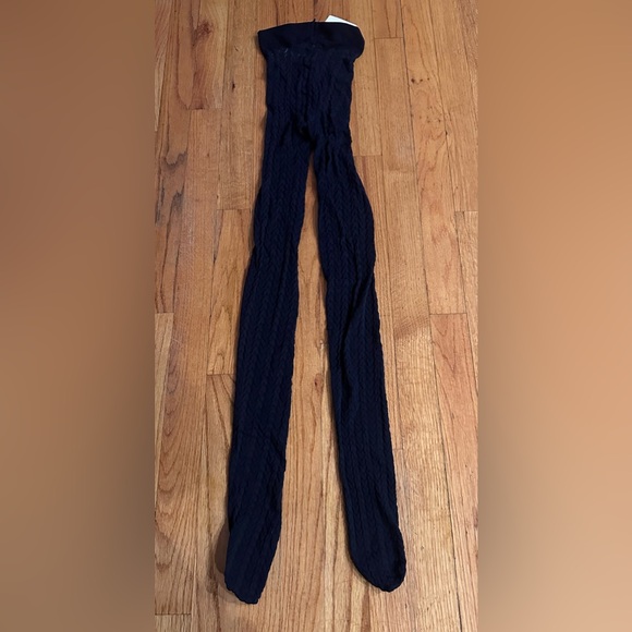 Valentino Calze Pure Blue V Pattern Tights - Picture 2 of 8